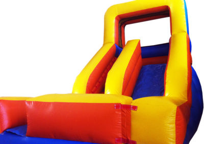 Economic inflatable slide
