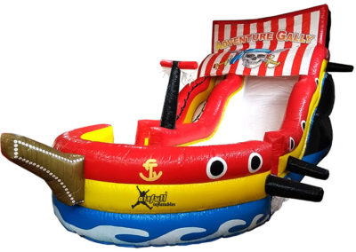 Pirate Ship Slide with pool