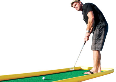 Inflatable mini golf