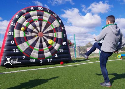 Football darts inflatable