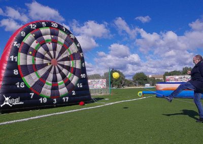 Football darts inflatable