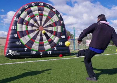 Football darts inflatable
