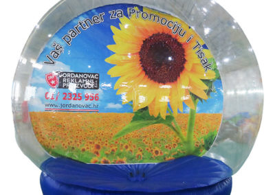 Snowglobe inflatable