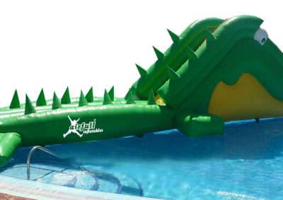 Crocodile water platform inflatable
