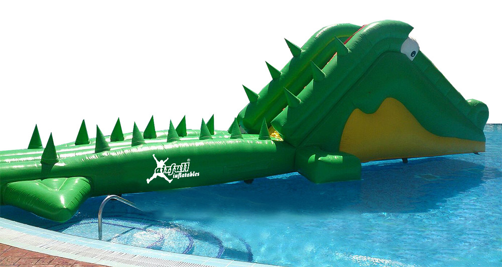 Crocodile water platform inflatable