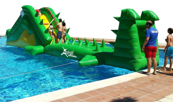 Crocodile water platform inflatable