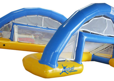 Inflatable goals for pools