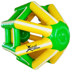 Inflatable water roller