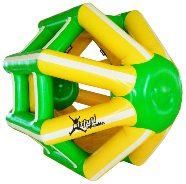 Inflatable water roller