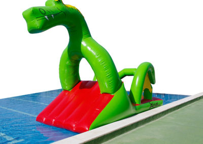 Dragon gonflable à l'eau