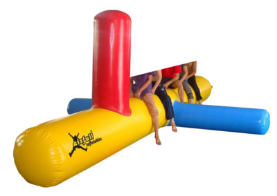 Inflatable tube buoys for sea