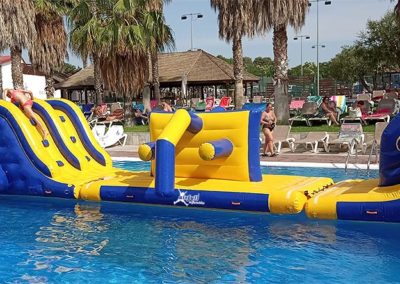 Inflatable water park