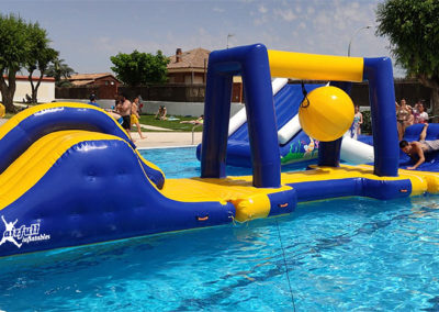 Inflatable water park