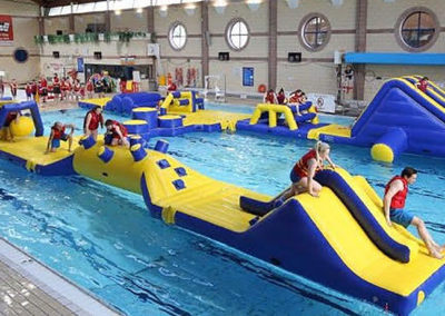 Inflatable water park