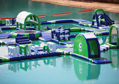 Inflatable water park