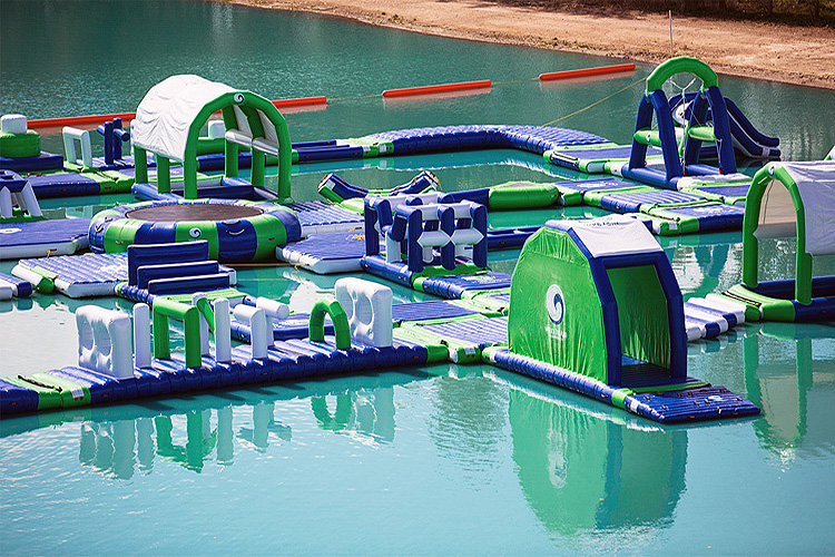 Inflatable water park