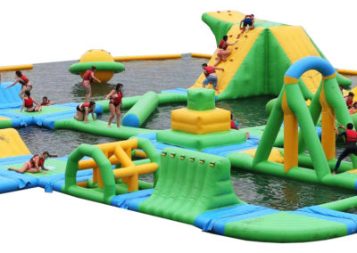 Inflatable water park