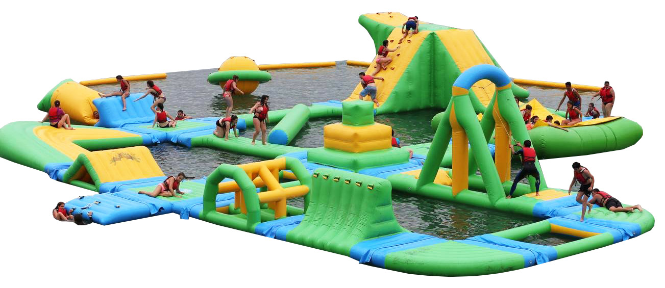 Inflatable water park