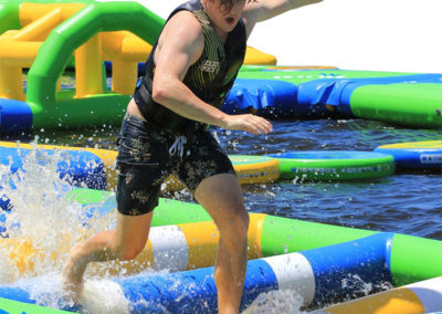 Inflatable water park