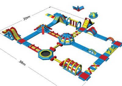 Inflatable water park
