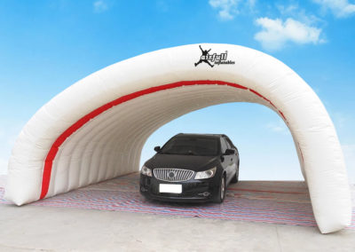 Inflatable car tent
