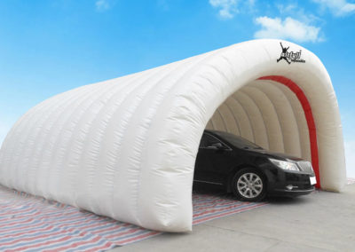Inflatable car tent