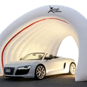 Inflatable car tent
