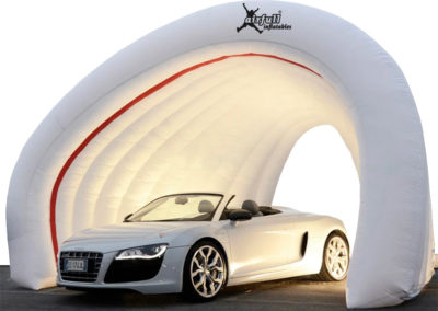 Inflatable car tent