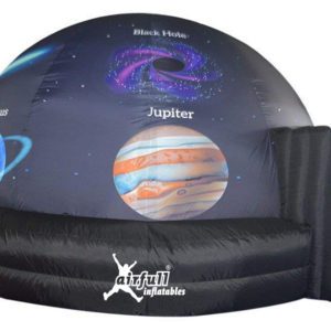 Portable inflatable planetarium