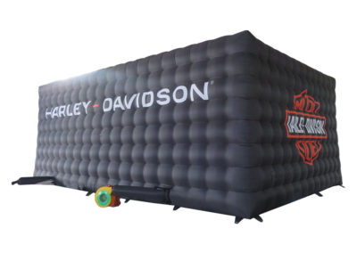 Square inflatable advertising tent
