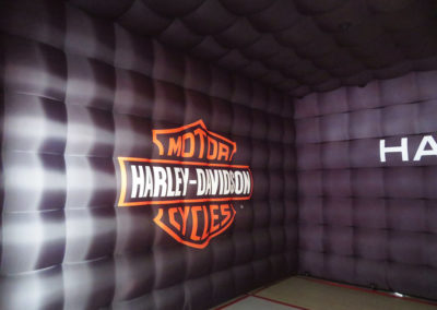 Square inflatable advertising tent