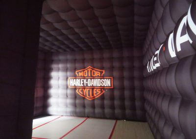 Square inflatable advertising tent