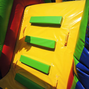 sliding / climbing mat for inflatable