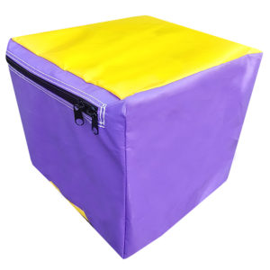 Cube foam for indoor playgrounds
