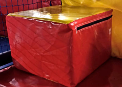 Cube foam for indoor playgrounds