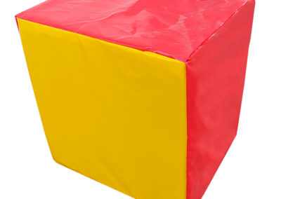Cube foam for indoor playgrounds
