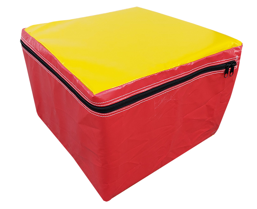 Cube foam for indoor playgrounds