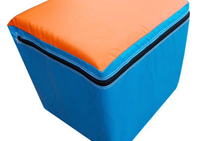 Cube foam for indoor playgrounds