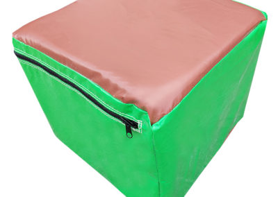 Cube foam for indoor playgrounds