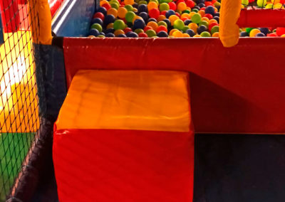 Cube foam for indoor playgrounds