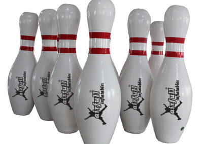 Human inflatable bowling