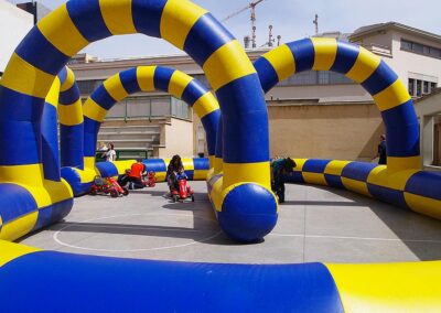 Inflatable Go kart track
