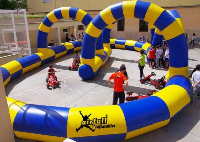 Inflatable Go kart track