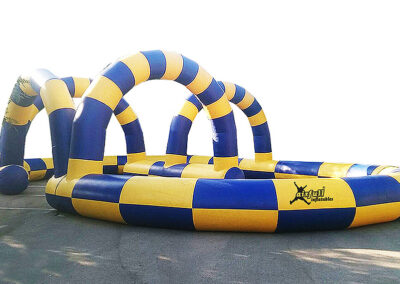 Inflatable Go kart track