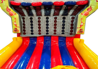 Inflatable 4 in a row basketball