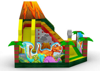 Inflatable volcan combo