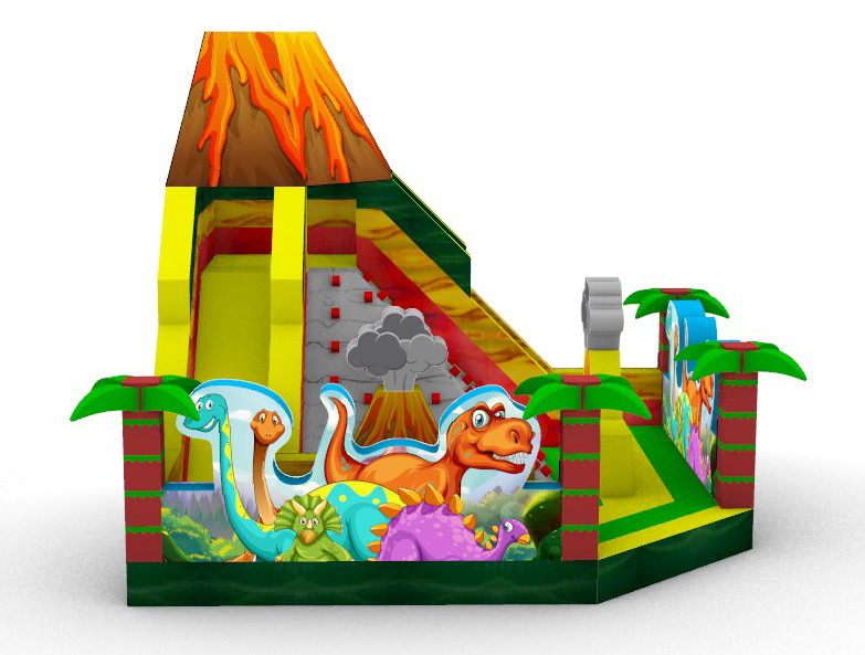 Inflatable volcan combo