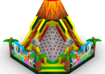 Inflatable volcan combo