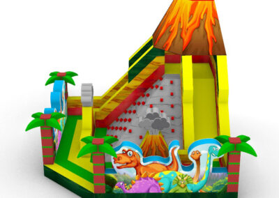 Inflatable volcan combo