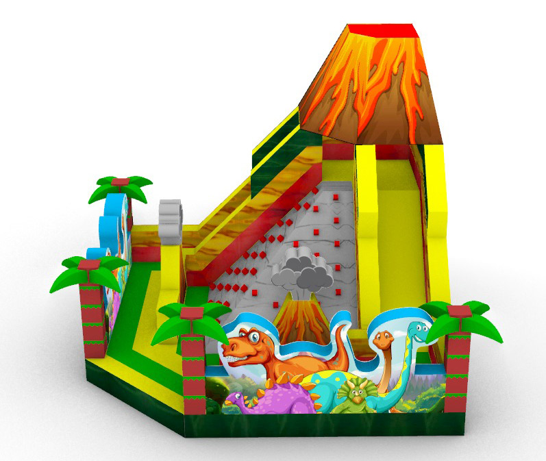 Inflatable volcan combo